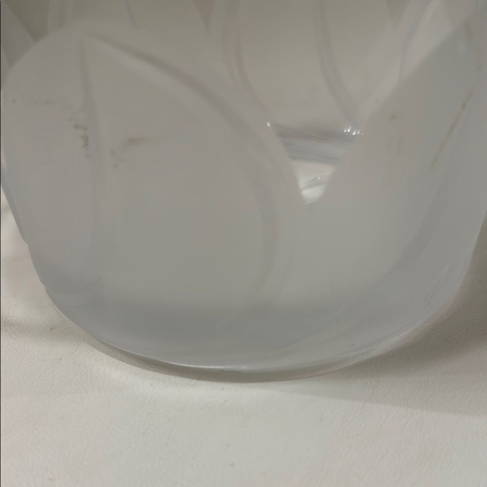Florence Cristal D Arques Durand 24% Lead Frosted Champagne Wine Bucket Bar - Picture 7 of 16